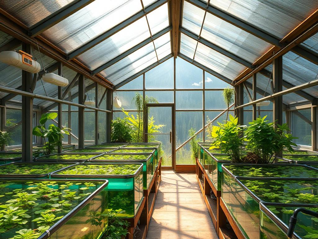 Aquaponics & greenhouse