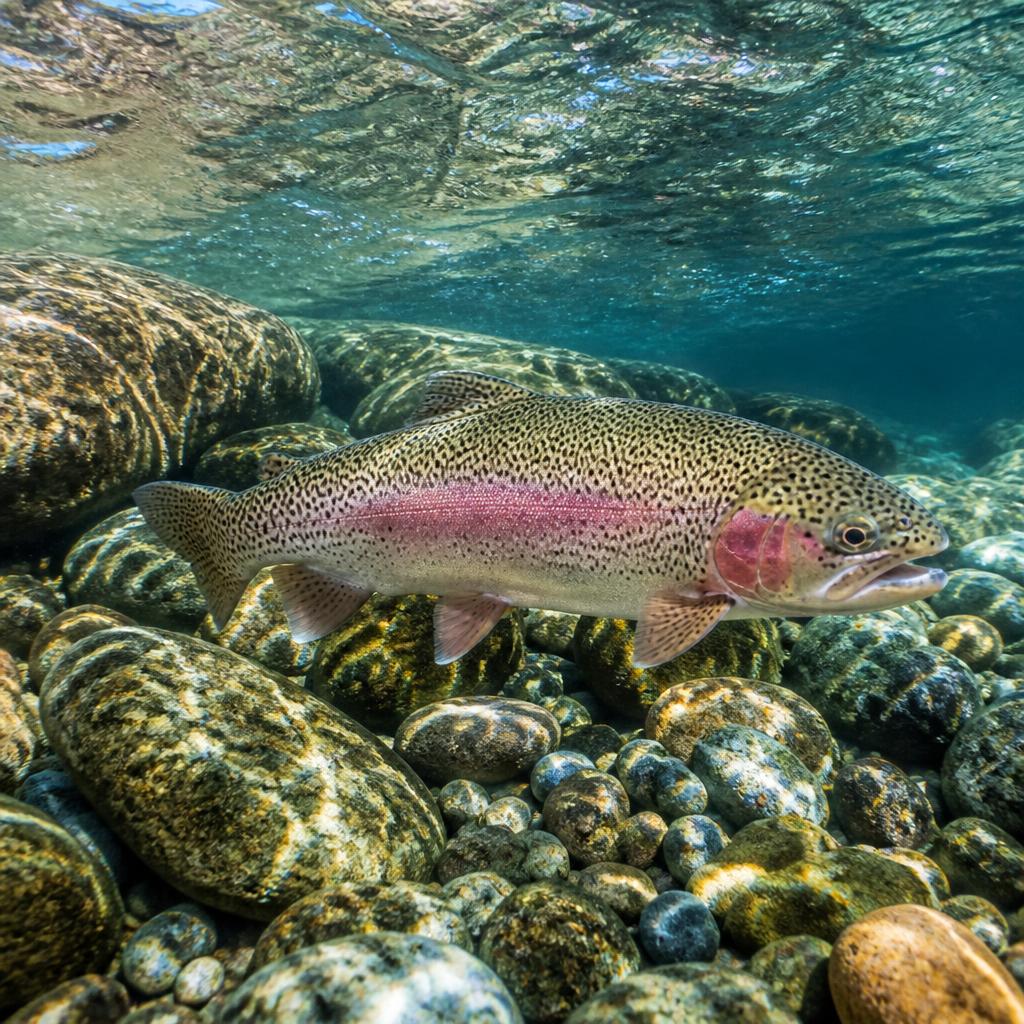 Wild rainbow trout